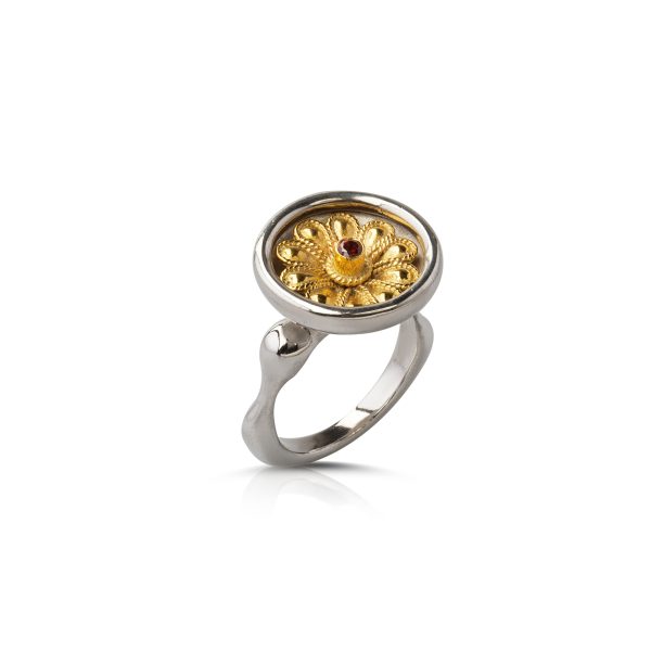 Ring  Daisy Garnet - ''RIZES''